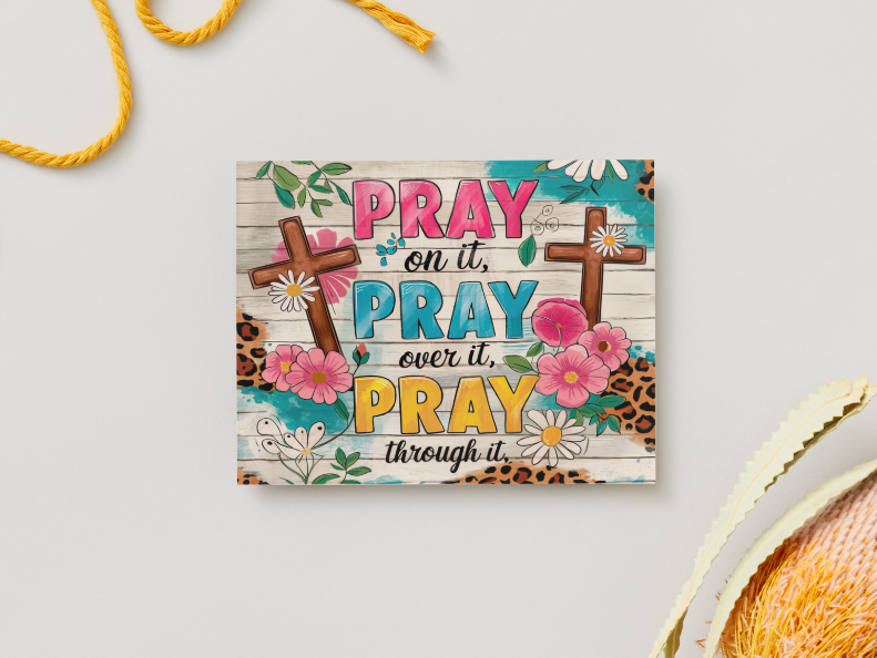 Faith & Encouragement Notecard Set – 8 Inspirational 5.5"x4.25" Cards with Envelopes in Kraft Gift Box